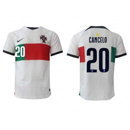 Portugal Joao Cancelo #20 Udebanetrøje VM 2022 Kort ærmer